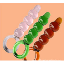 Real Feeling Adult Toy Vibrating Glass Dildo for Women (IJ-GD2007)